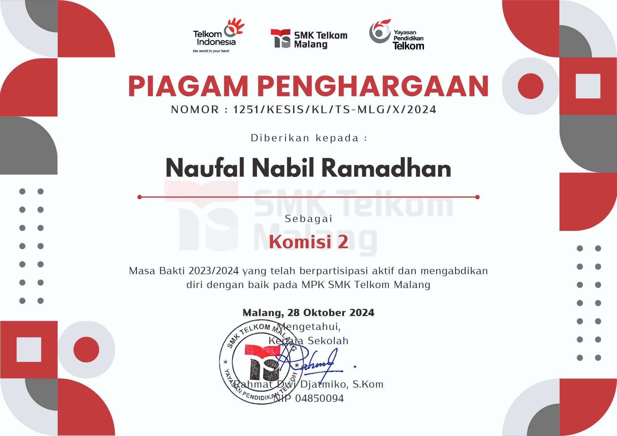 Majelis Perwakilan Kelas (MPK) - Komisi 2